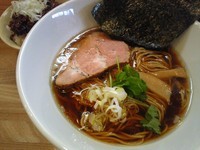 「醤油ラーメン＋肉みそごはん」@麺屋 万年青の写真