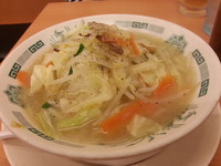 「タンメン（４９０円）」@日高屋 蒲田東口店の写真