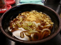 「かけうどん(260円)」@ゆで太郎 平和島店の写真