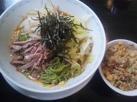 「ひすいそば ￥650＋小ばちチャーハン ￥50」@中華麺店 高揚の写真