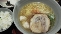 「銀笹らーめん白醤油800円＋半鯛飯150円」@麺処 銀笹の写真