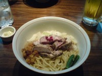 「牛あぶらそば」@麺屋じもとの写真