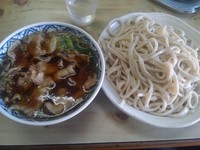 「肉もりうどん(大盛り) ￥1100」@大助うどんの写真