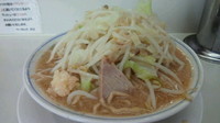 「味噌ラーメン（野菜多め、ニンニク）750円」@ラーメン大 我孫子店の写真