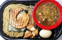 「中華蕎麦とみ田 六年目の豚骨魚介800円＋定番盛り300円」@大つけ麺博 2012の写真