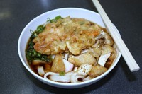 「かき揚げきしめん」@壷屋 豊橋駅店の写真