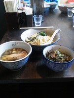 「つけ麺　大盛り　ﾁｬｰﾒｼ」@麺屋 穂華の写真