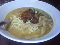 「グリーンカレーソバ」@BASSANOVAの写真