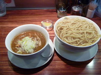 「海老そばつけ麺 大盛４００ｇ（あつもり）　７８０円＋５０円」@EBISOBAT TOKYOの写真