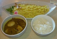 「特製つけめん+カレー+ライス」@IBUKI つけめん DININGの写真