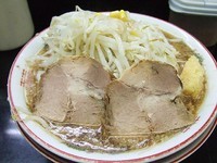 「らーめん680円 野菜/ニンニク」@らぁめん 元気の源の写真