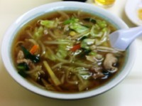 「生馬麺　もやしうま煮そば」@支那そば 浜の写真