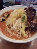 「あんかけラーメン、プチ唐、中盛」@旨辛ラーメン 表裏の写真