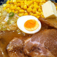「味噌ラーメンセット+大盛り+◯特盛り」@ラーメン専門三代目 月見軒 SUNAMO店の写真