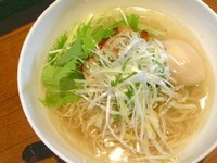 「塩そば＋煮玉子」@亀戸らあ麺 零やの写真