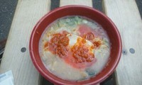 「お祭りラーメン（辛トンコツ）＋麦酒」@頑者の写真