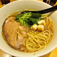 「塩らー麺（中盛／カタメ）650円」@麺匠 喜楽々の写真