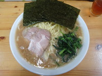 「ラーメン(大盛)(680円)」@横浜家系ラーメン 武蔵境つばさ家の写真