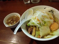 「あぶらそば(ｽｰﾌﾟ付)800円」@らーめん大将の写真