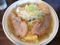 「らーめん+味玉」@らーめん梵’s BONES北浦和本店の写真