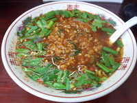 「辛スタミナラーメン 600円」@漫々亭の写真