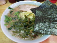 「ラーメン＋茎わかめ」@四号家の写真