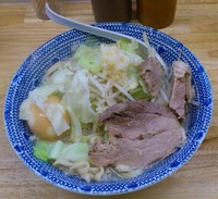 「らーめん+煮たまご+ごはん」@らーめん きじとらの写真