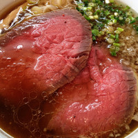 「贅沢焼牛らぁ麺」@牛骨らぁ麺 マタドール 本店の写真