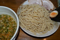 「醤油豚骨つけ麺大盛り」@豚骨らーめん いちご家の写真
