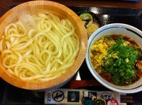 「肉汁つけうどん 並(釜揚げうどん)」@讃岐釜揚げうどん 丸亀製麺 摂津店の写真