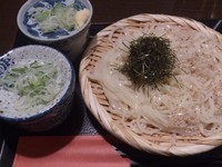 「二色ダレのざるうどん_600円」@銀座 道しるべの写真