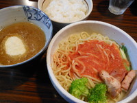 「トマトチーズつけめん（中盛）＋ごはん（小）」@麺処 井の庄の写真