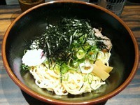 「辛味油そば　大　＋　のりねぎ盛」@油そば専門店 ぶらぶら 横浜本店の写真