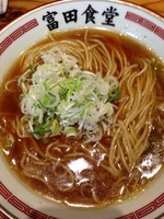 「かけそば(５００円)」@松戸中華そば 富田食堂の写真