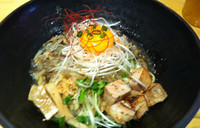 「まぜそば 極にぼし（700円）」@まぜそば専門店 かぐら 立川店の写真