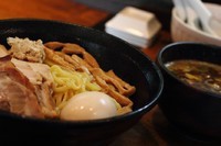 「濃厚つけそばエビ風味+特製トッピング」@はりけんラーメンの写真