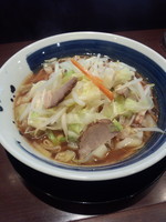 「とんさい麺、大盛り（サービス）」@麺処直久 水道橋店の写真