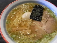 「らーめん+味玉」@青竹手打らーめん 夢現の写真