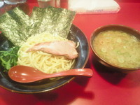 「つけめん(250g)(550円)」@家系ラーメン 王道の写真