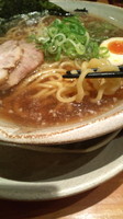 「鶏ガラ醤油らーめん690円(アブラ普通･太麺)」@越後秘蔵麺 無尽蔵 しながわ家の写真