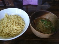 「つけ麺(なぶつけ)塩豚骨」@らーめん なぶら 左入店の写真