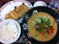 「あぶりセット(桃谷店オリジナル)」@餃子の王将 桃谷店の写真