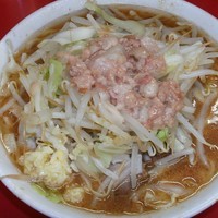 「小ラーメン（650円）＋ニンニク少なめ・アブラ」@ラーメン二郎 桜台駅前店の写真