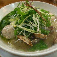 「浅利のパイタン麺」@麺処 ぼたん 栃木店の写真