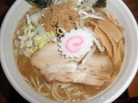 「らーめん（中盛）　「750円」」@めん屋 写楽の写真