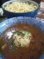 「トマトチーズつけ麺＋大盛り（パド持参100円引き）」@麺屋 なか丸の写真