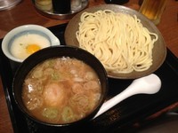 「とろろ山芋つけめん930円　味玉100円　生ビール450円」@三ツ矢堂製麺 川越店の写真