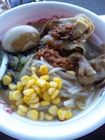 「信州極味噌肉そば　（極味噌らぁめん　吟屋）　８００円長野市」@第2回信州ラーメン合戦 諏訪・匠の陣の写真