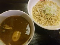 「牡蠣入り醤油魚介つけ麺￥800－クーポン50円引き＝￥750」@麺処 福吉 極の写真