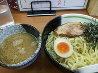 「鶏白湯つけめん大盛」@中華そば ななまるの写真